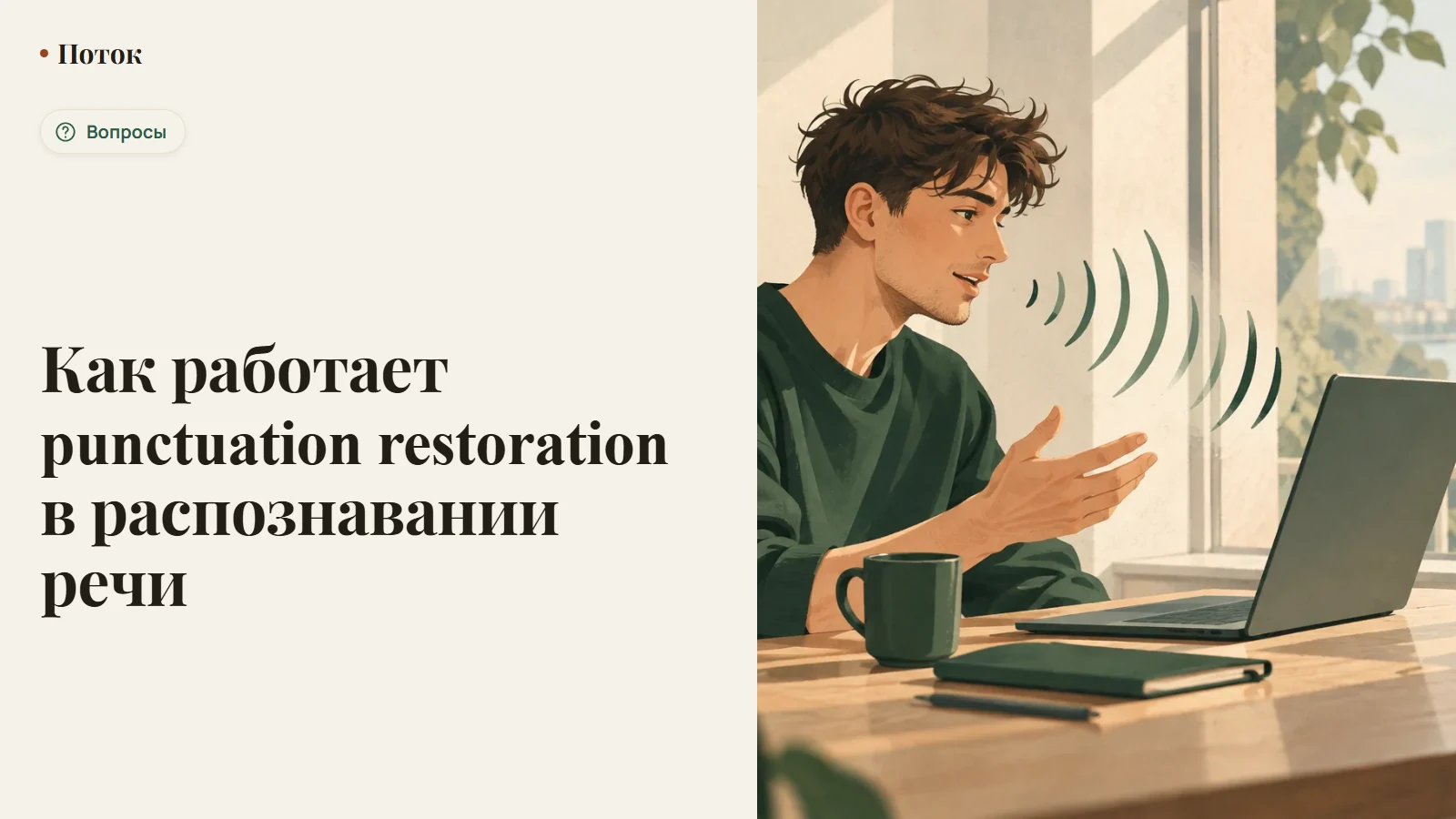 Как работает punctuation restoration в распознавании речи