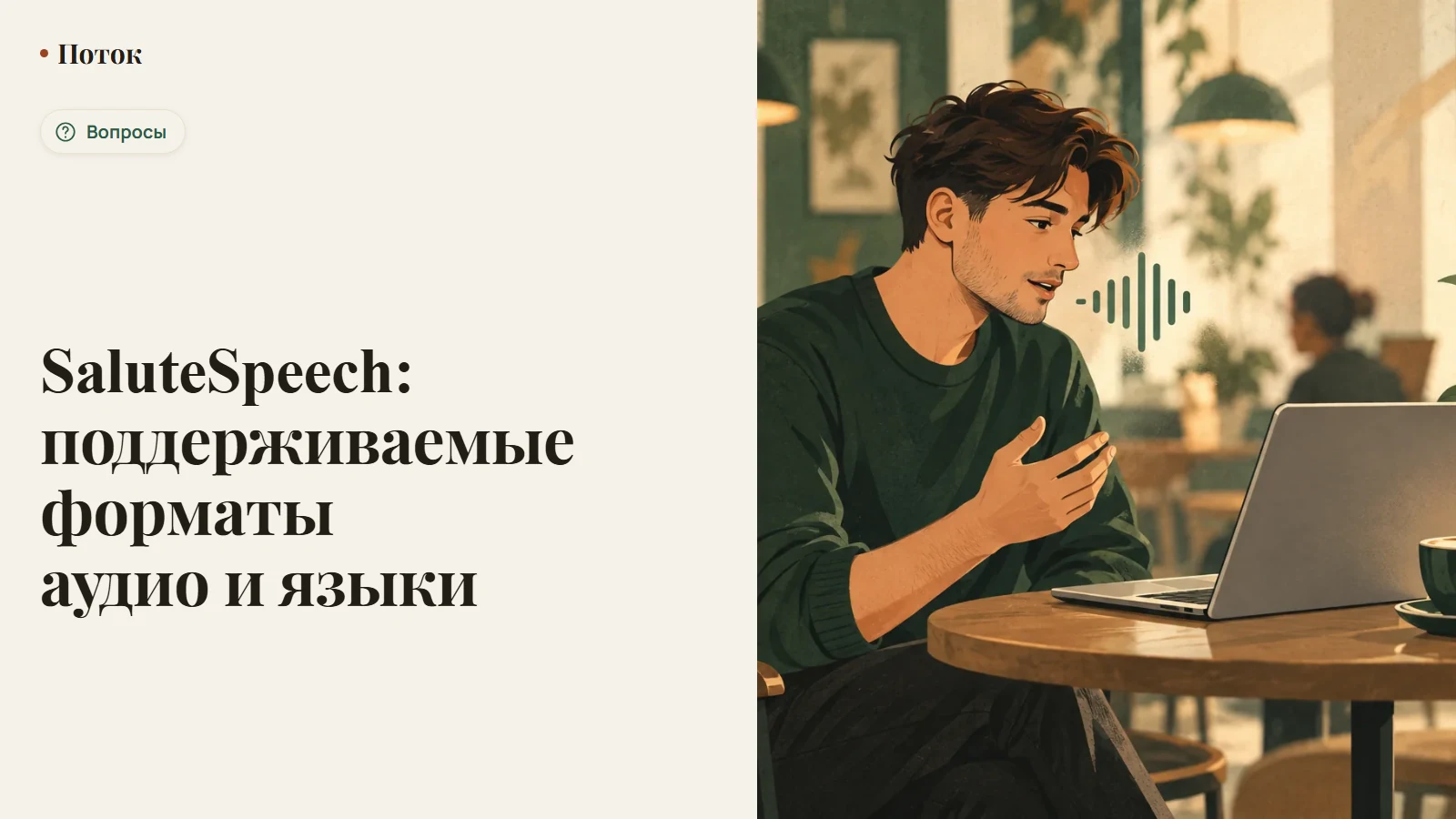 SaluteSpeech: поддерживаемые форматы аудио и языки