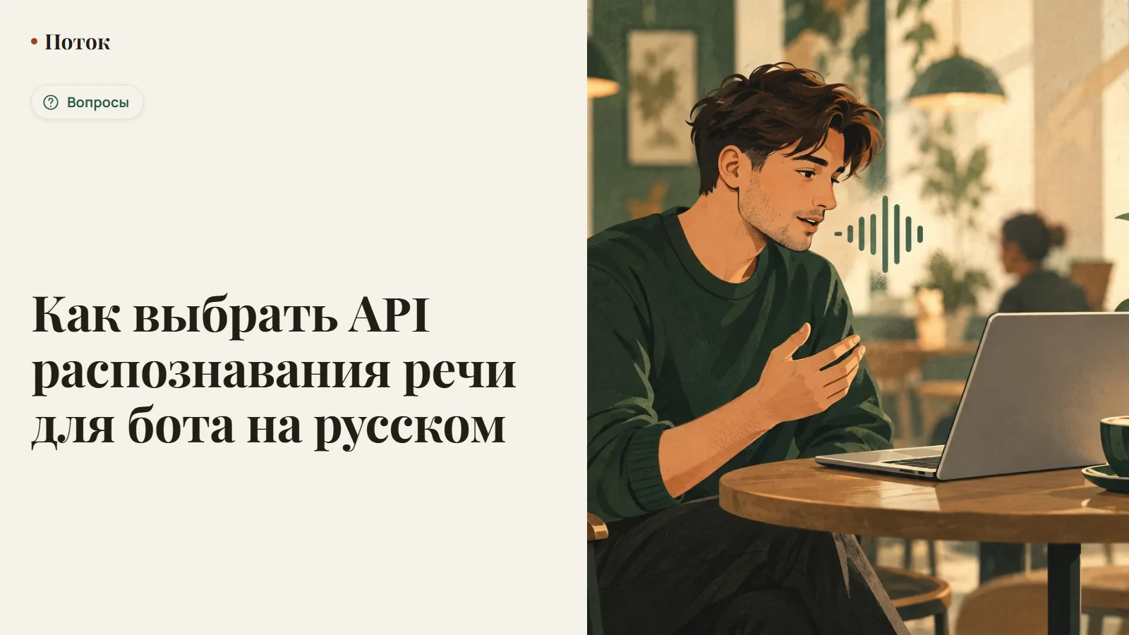 Как выбрать API распознавания речи для бота на русском