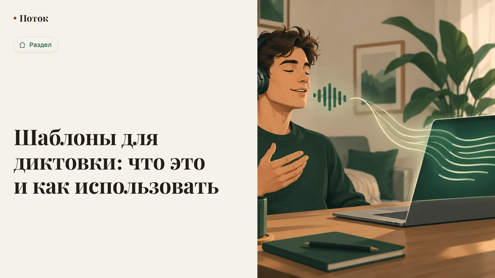 Шаблоны для диктовки: что это и как использовать