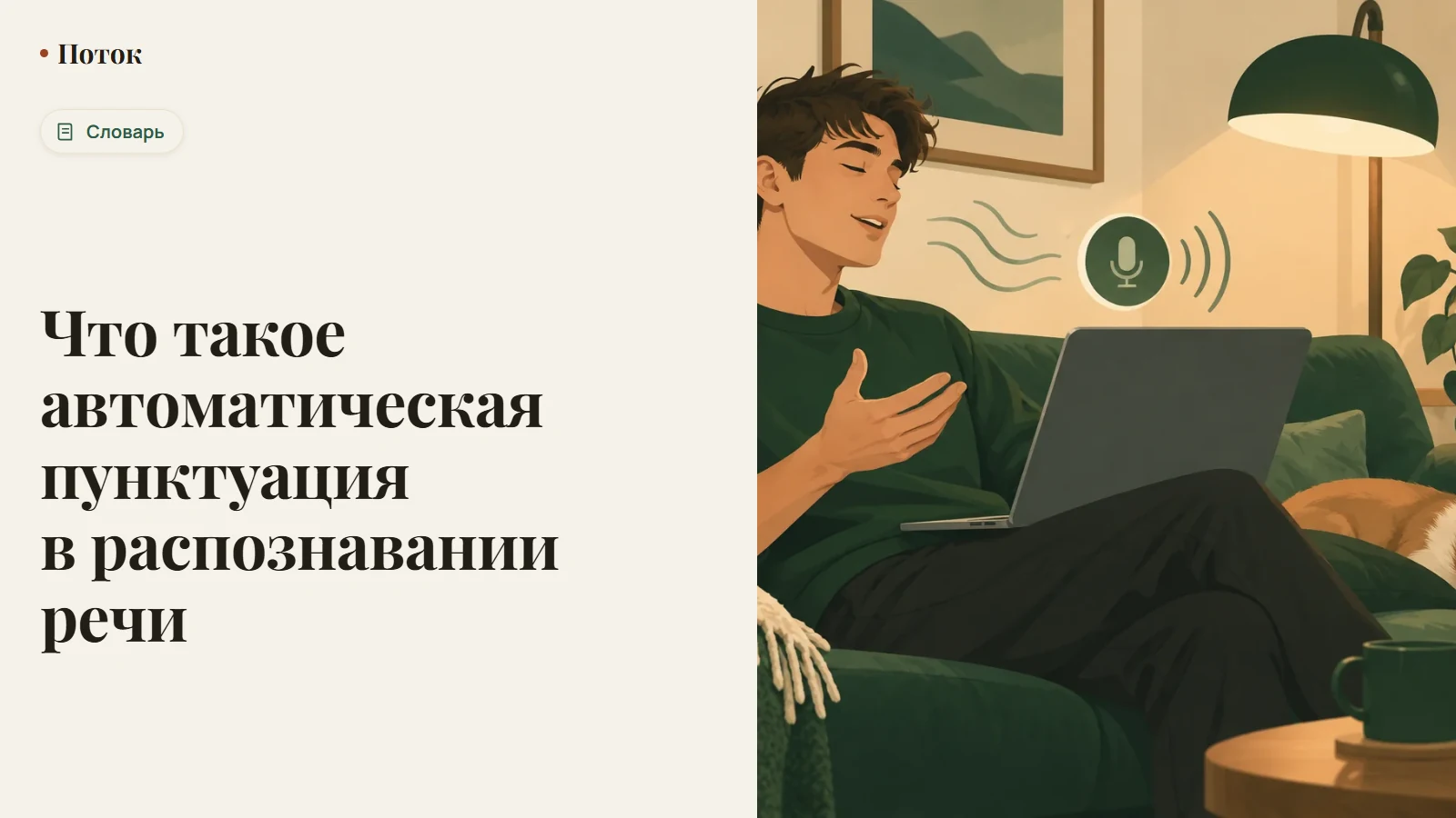 Что такое автоматическая пунктуация в распознавании речи