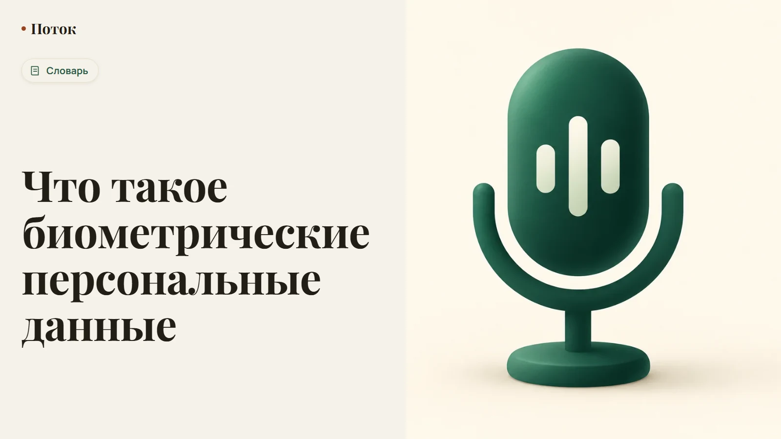 Что такое биометрические персональные данные