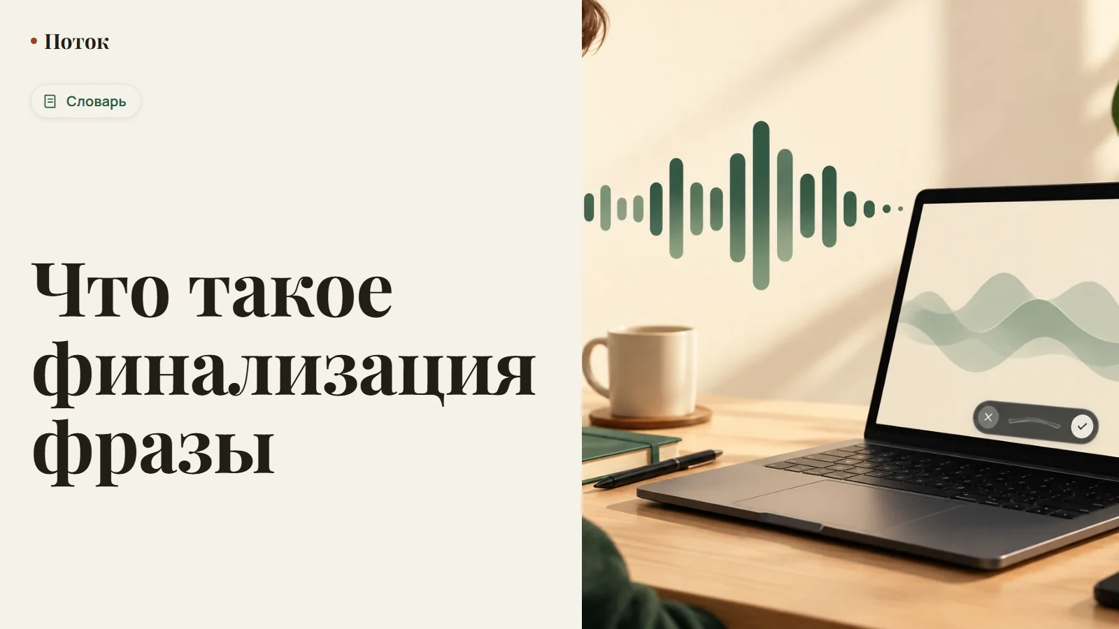 Что такое финализация фразы