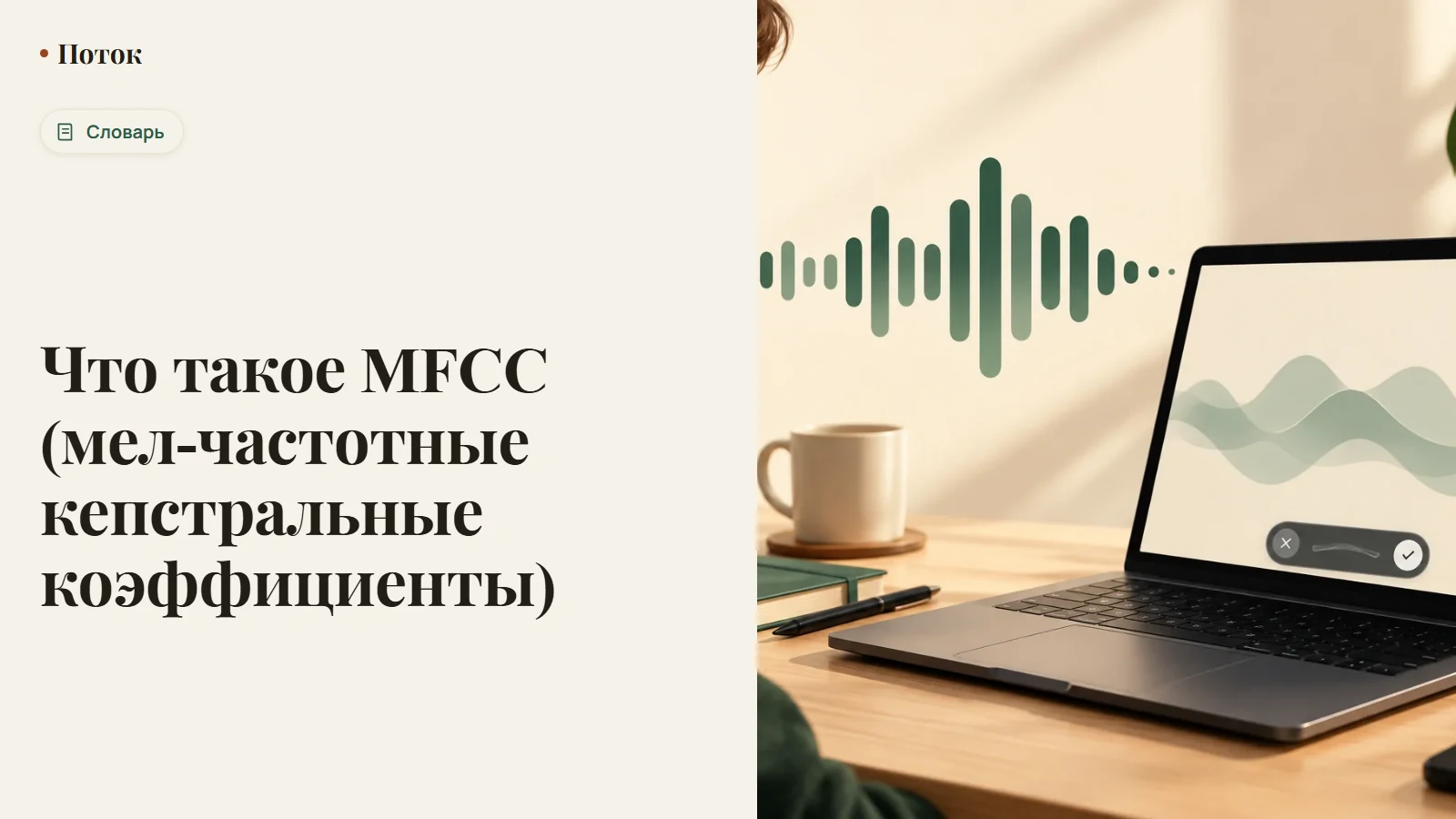 Что такое MFCC (мел-частотные кепстральные коэффициенты)