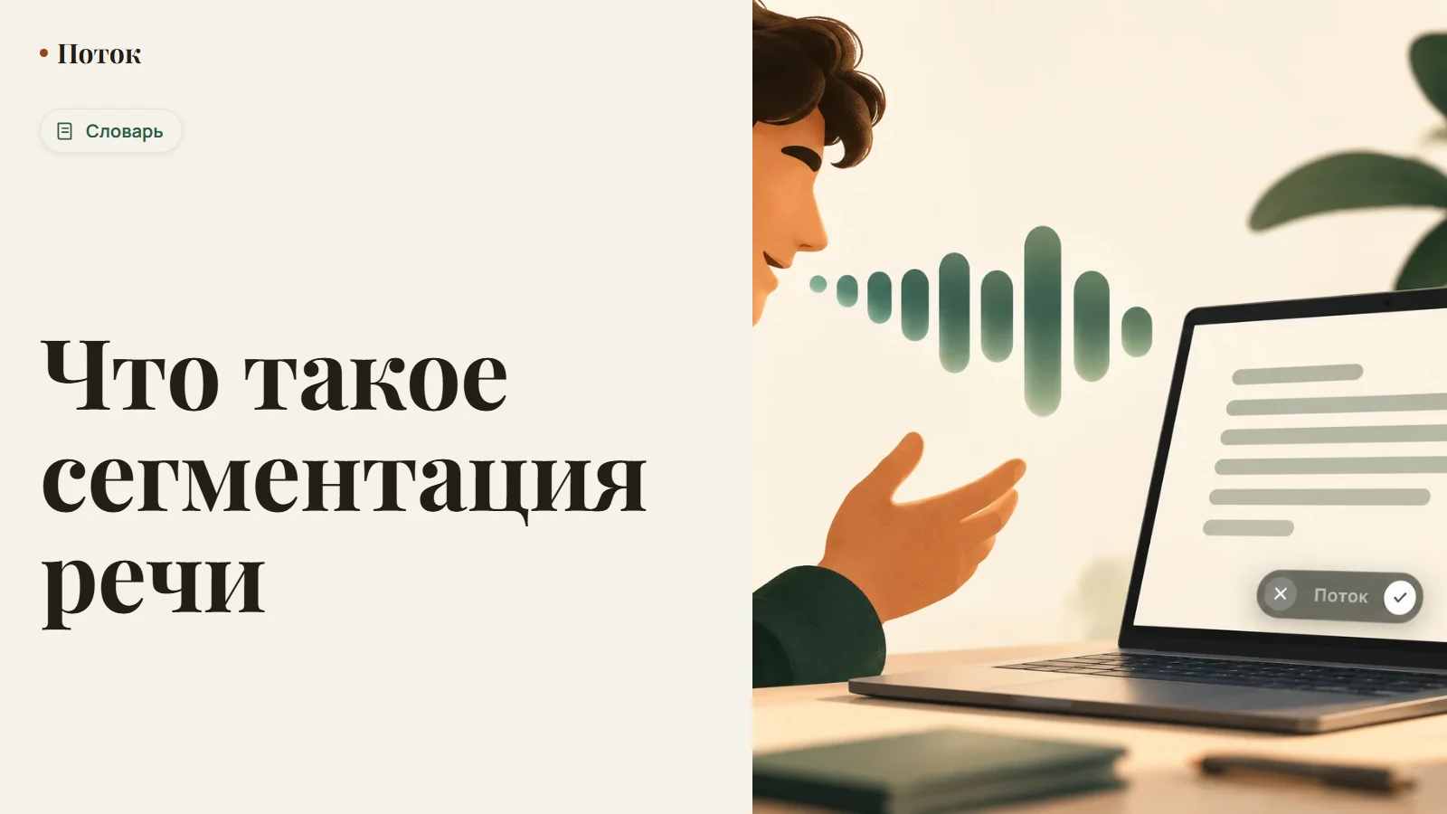 Что такое сегментация речи