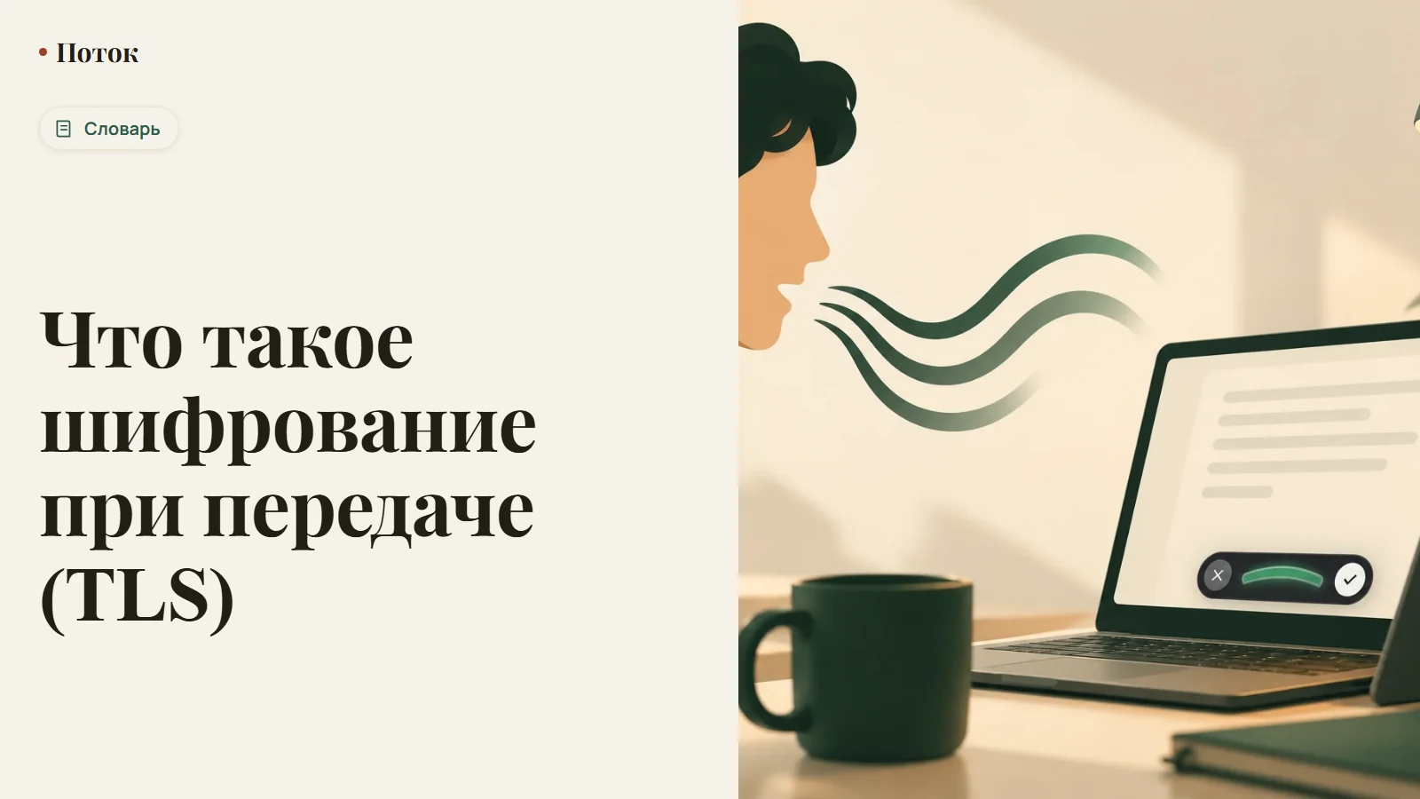 Что такое шифрование при передаче (TLS)