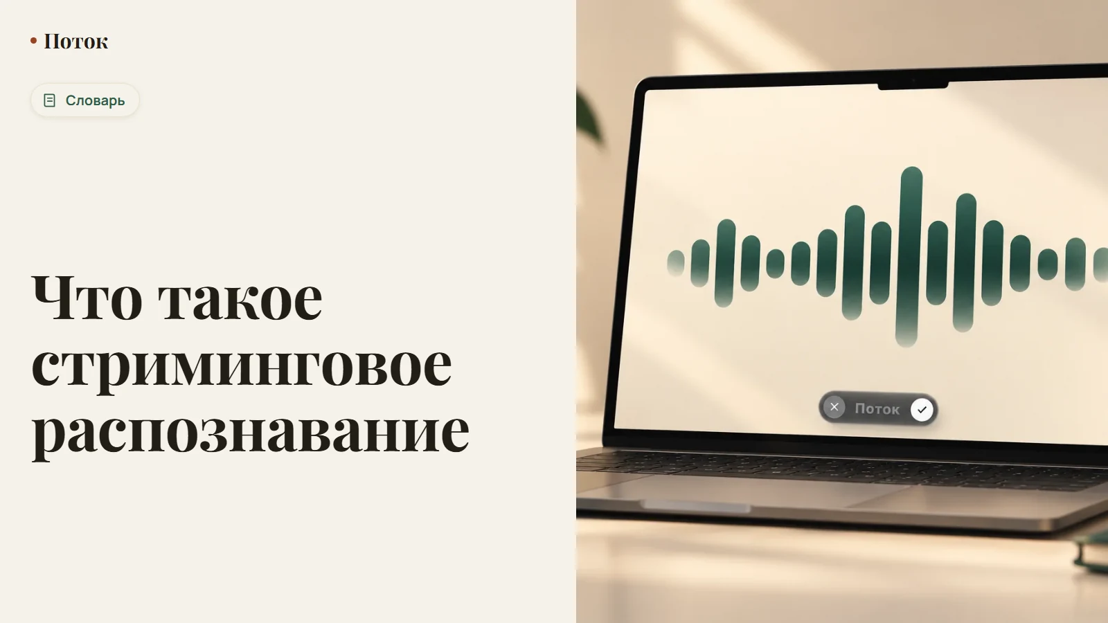 Что такое стриминговое распознавание