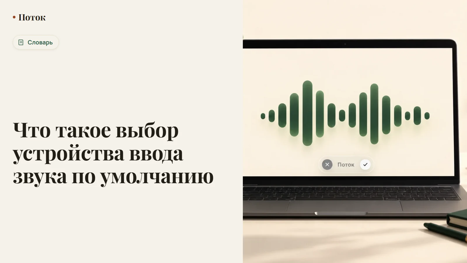 Что такое выбор устройства ввода звука по умолчанию