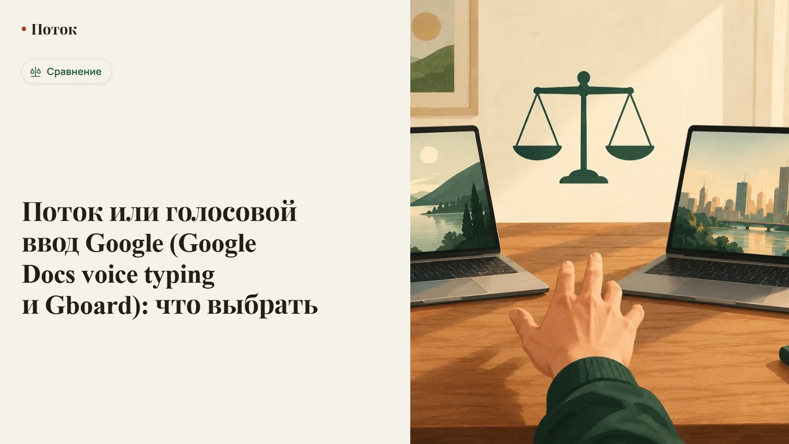 Поток или голосовой ввод Google: значок Google Docs и клавиатуры Gboard рядом со значком десктоп-программы