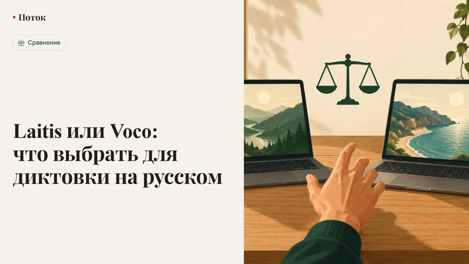 Laitis или Voco: что выбрать для диктовки на русском