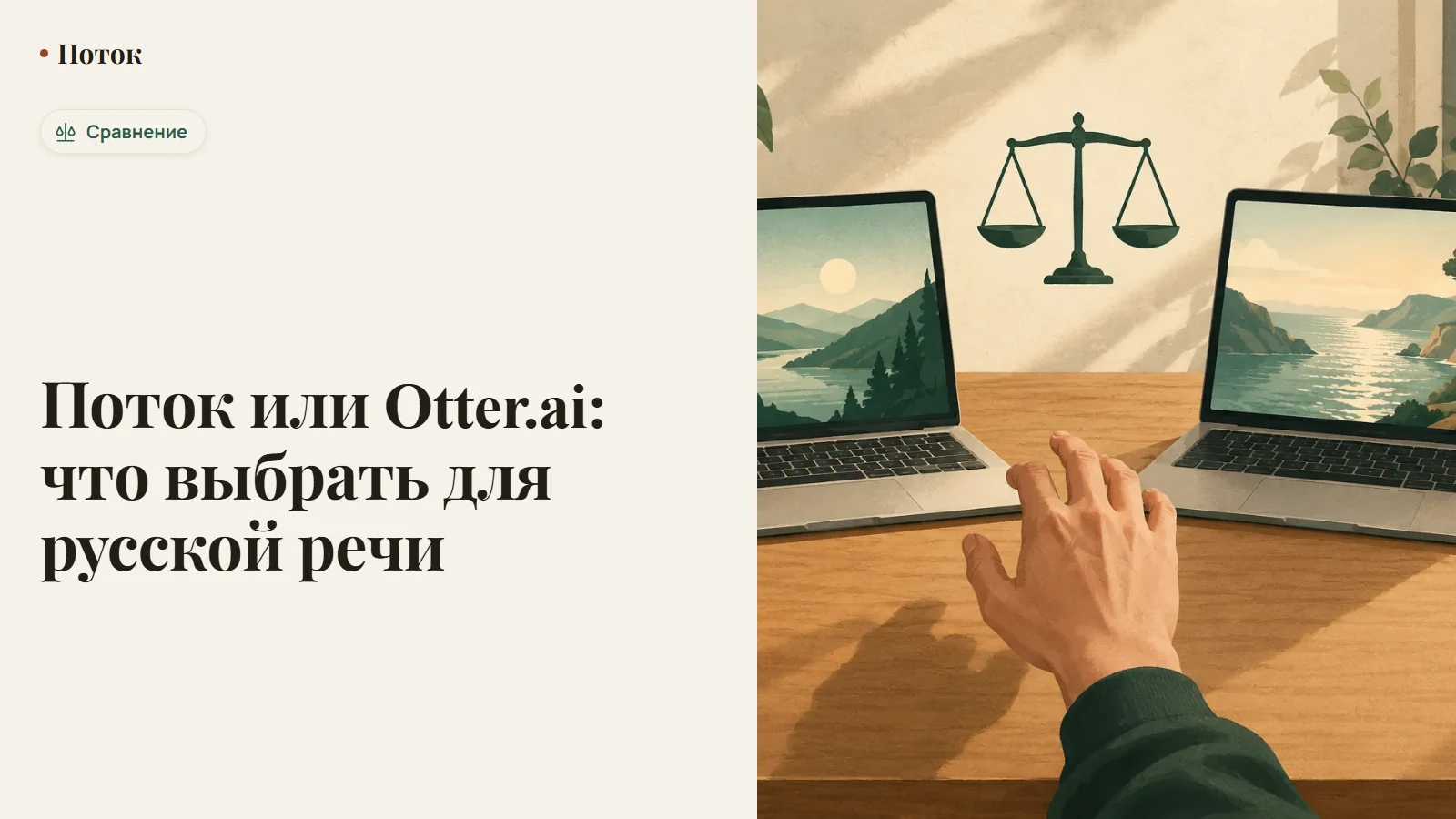 Поток или Otter.ai: диктовка на русском против расшифровки встреч на английском