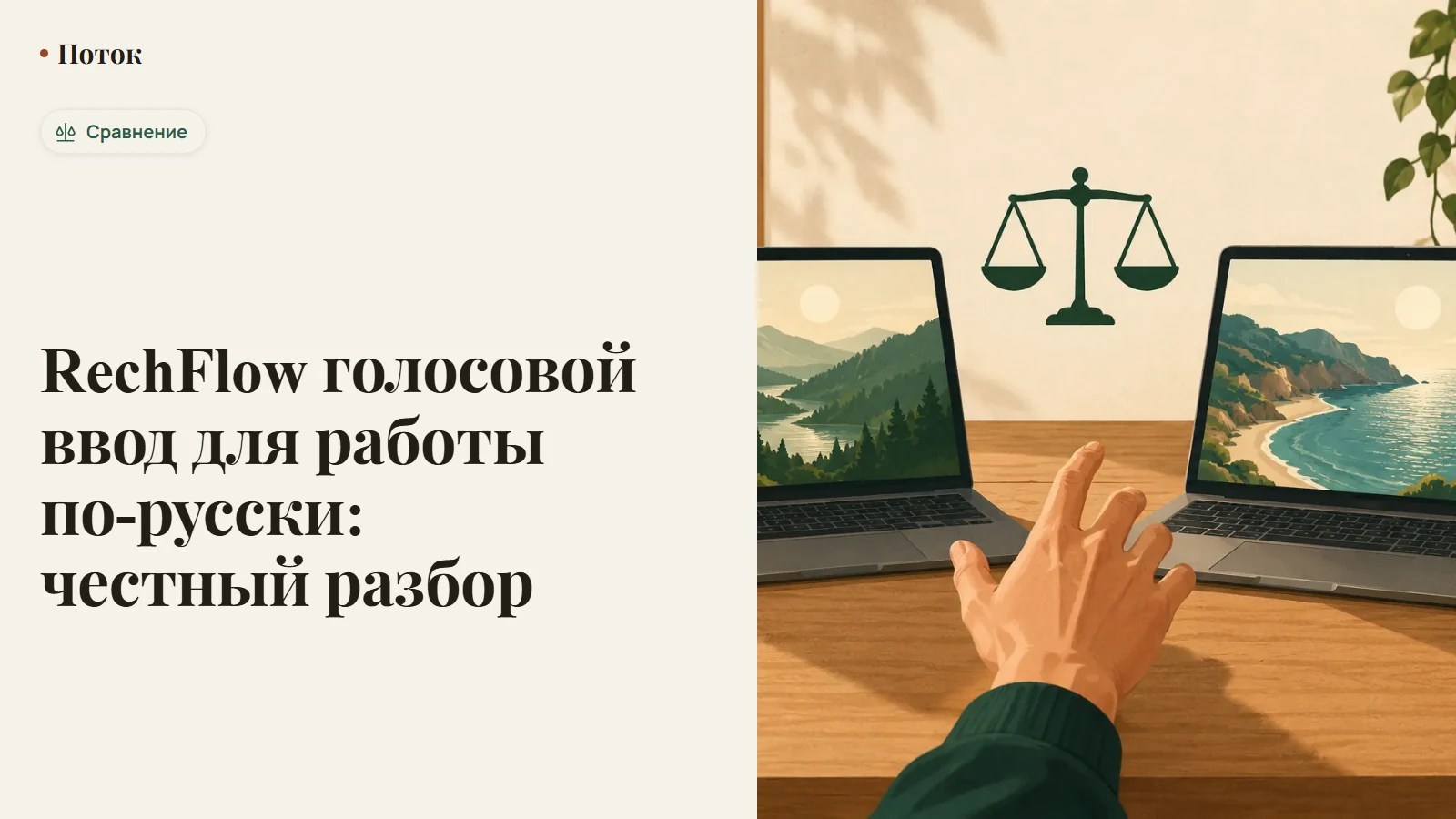 RechFlow: окно программы для диктовки с русско-английским словарём терминов