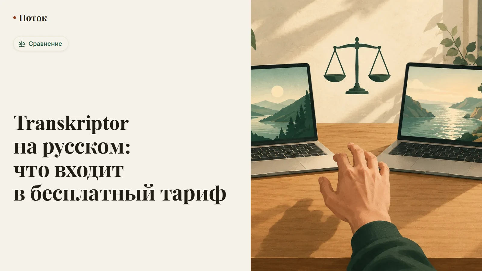 Transkriptor на русском: что входит в бесплатный тариф
