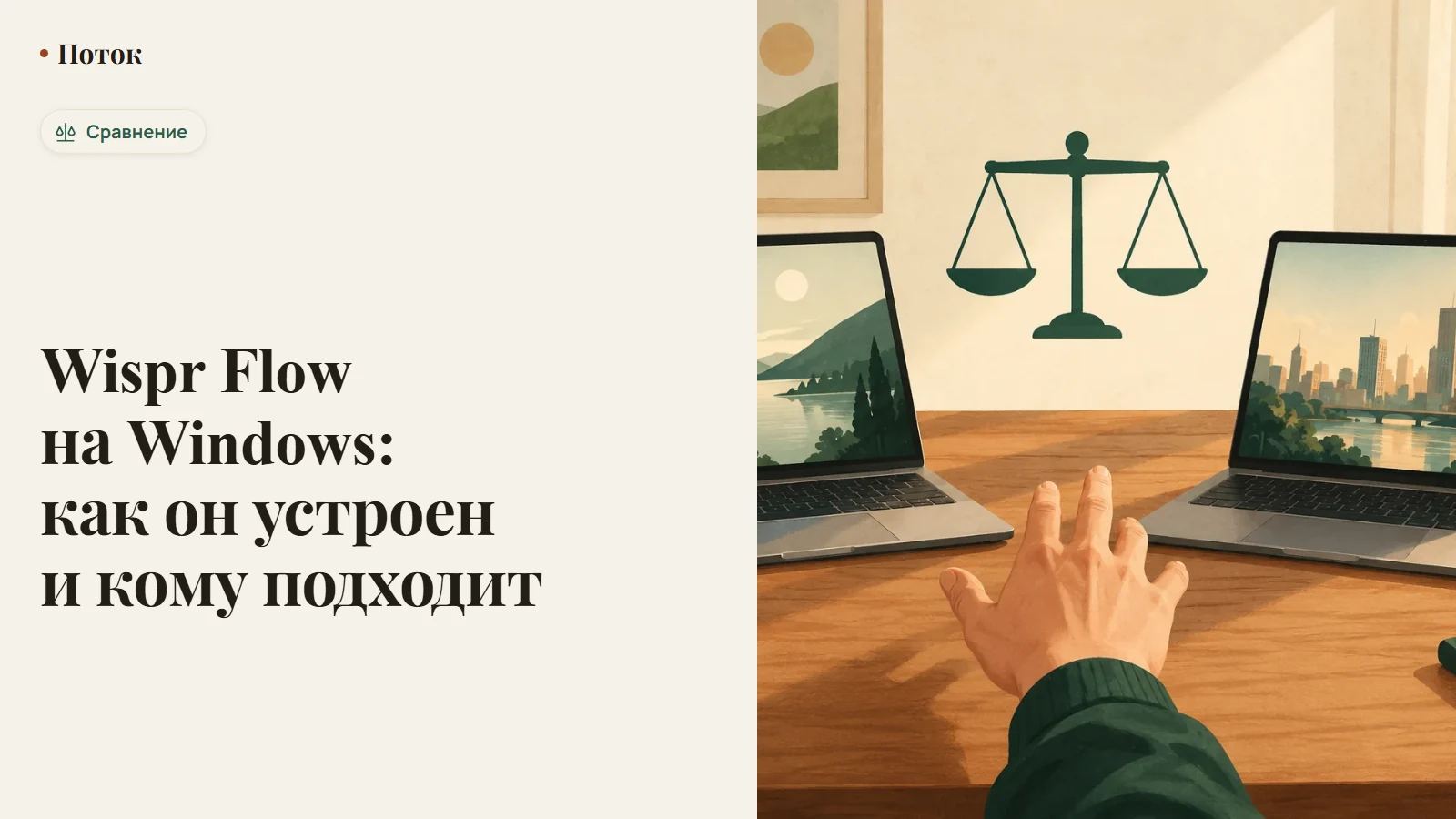 Wispr Flow на Windows: окно приложения и запрос доступа к микрофону