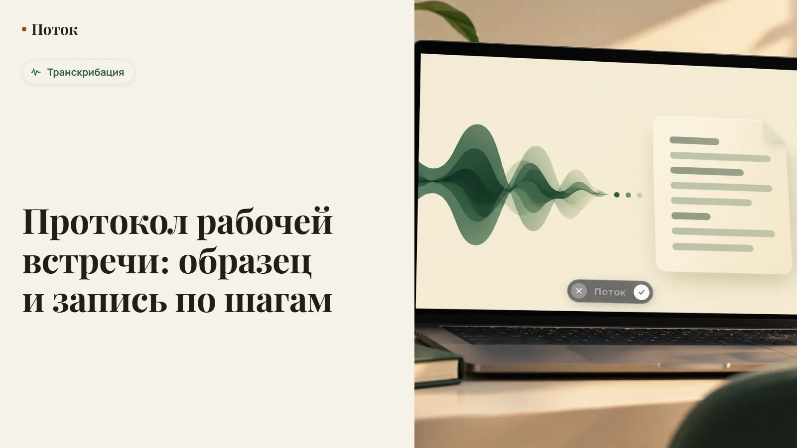 Протокол рабочей встречи: образец и запись по шагам