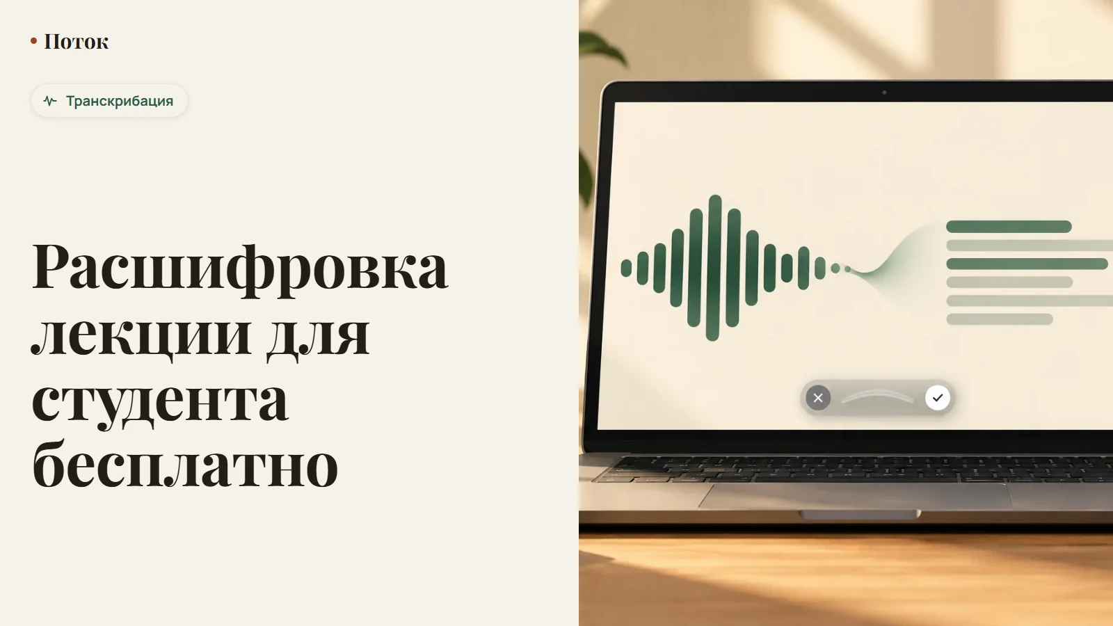 Расшифровка лекции для студента бесплатно