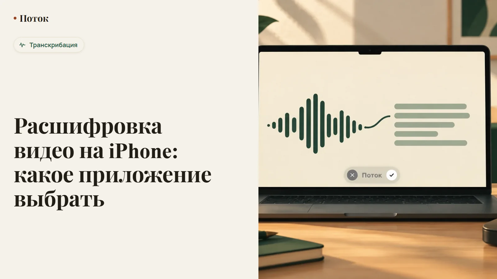 Расшифровка видео на iPhone: какое приложение выбрать