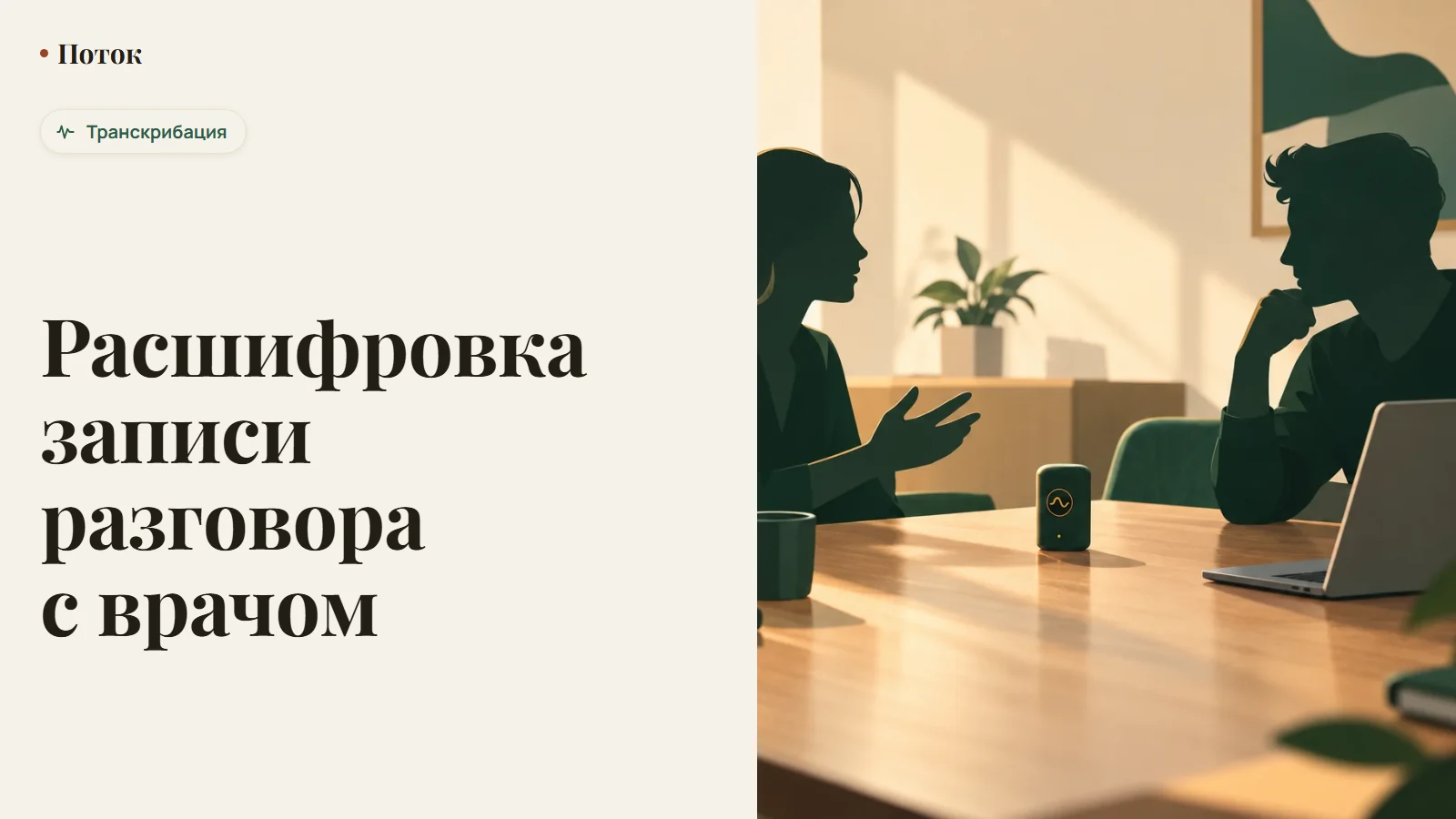 Расшифровка записи разговора с врачом