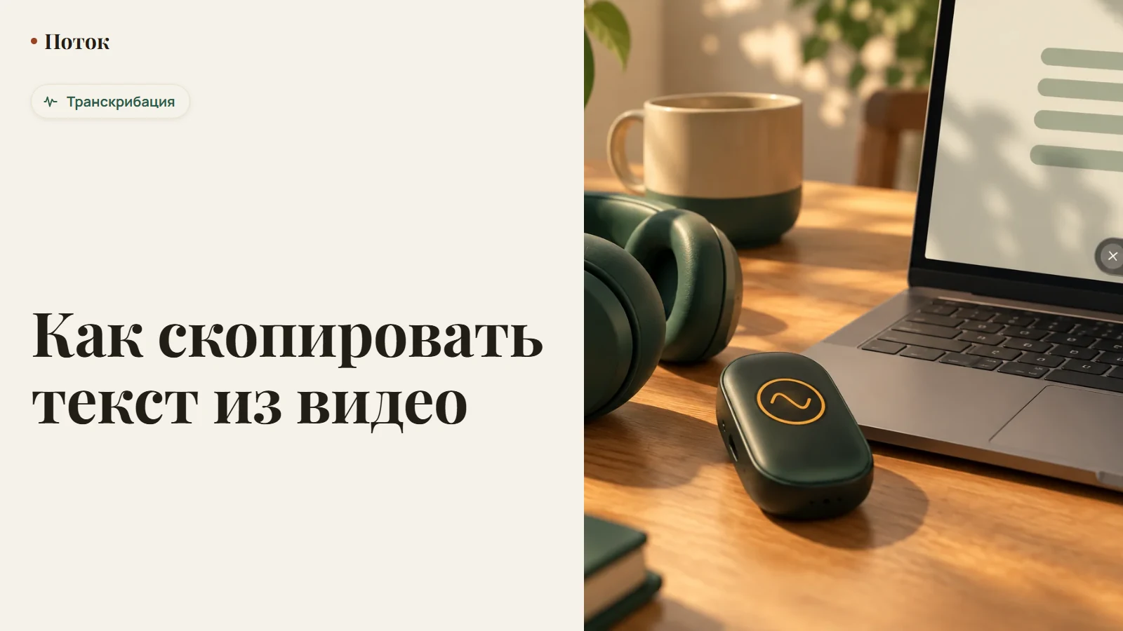Как скопировать текст из видео
