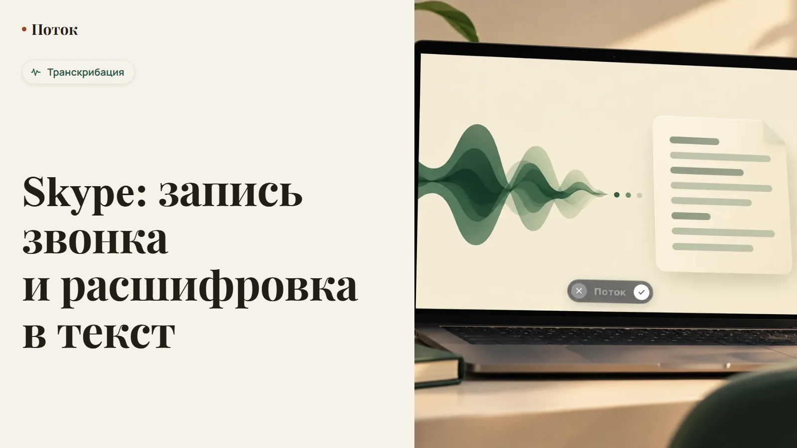 Skype: запись звонка и расшифровка в текст