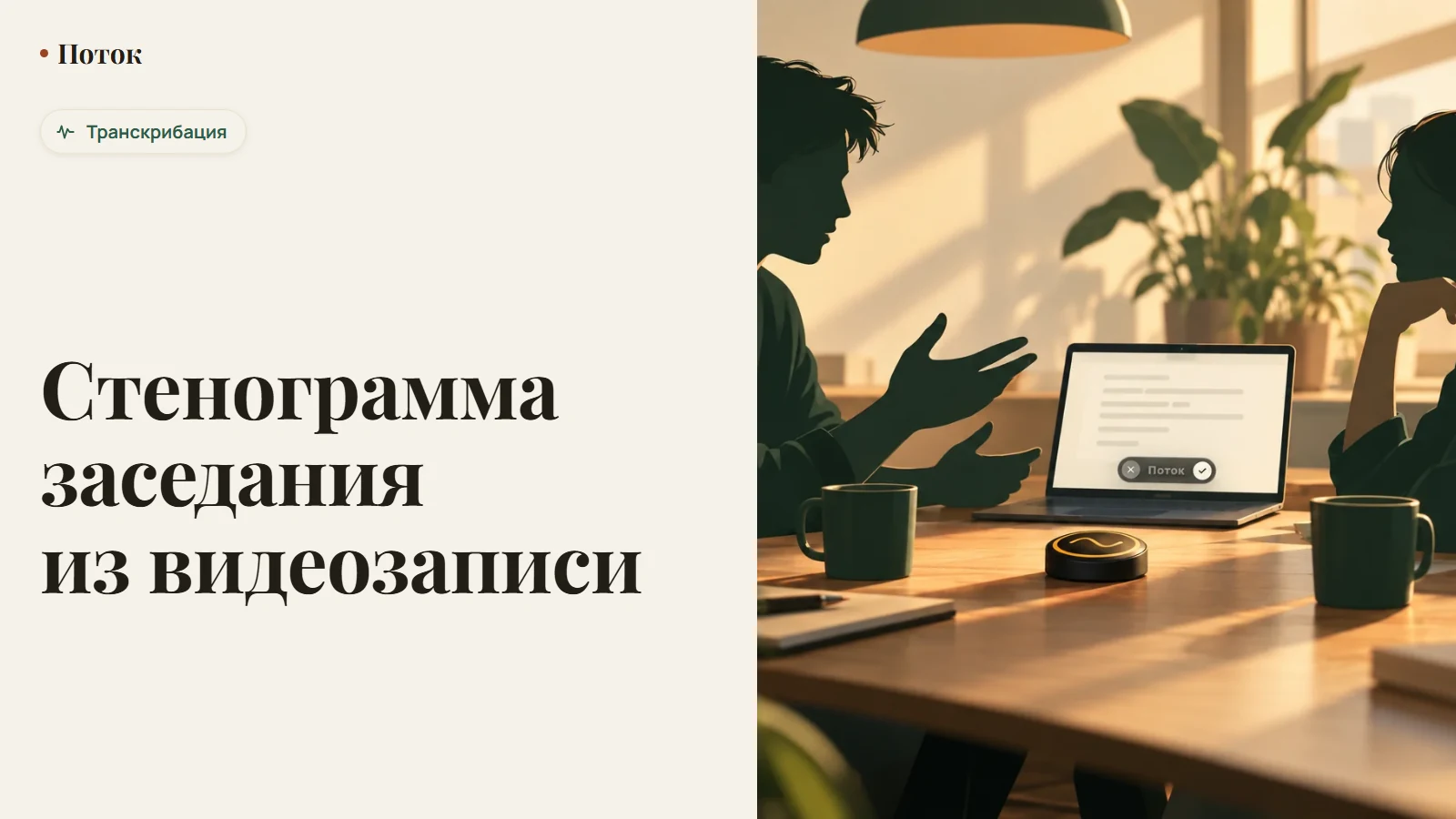Стенограмма заседания из видеозаписи