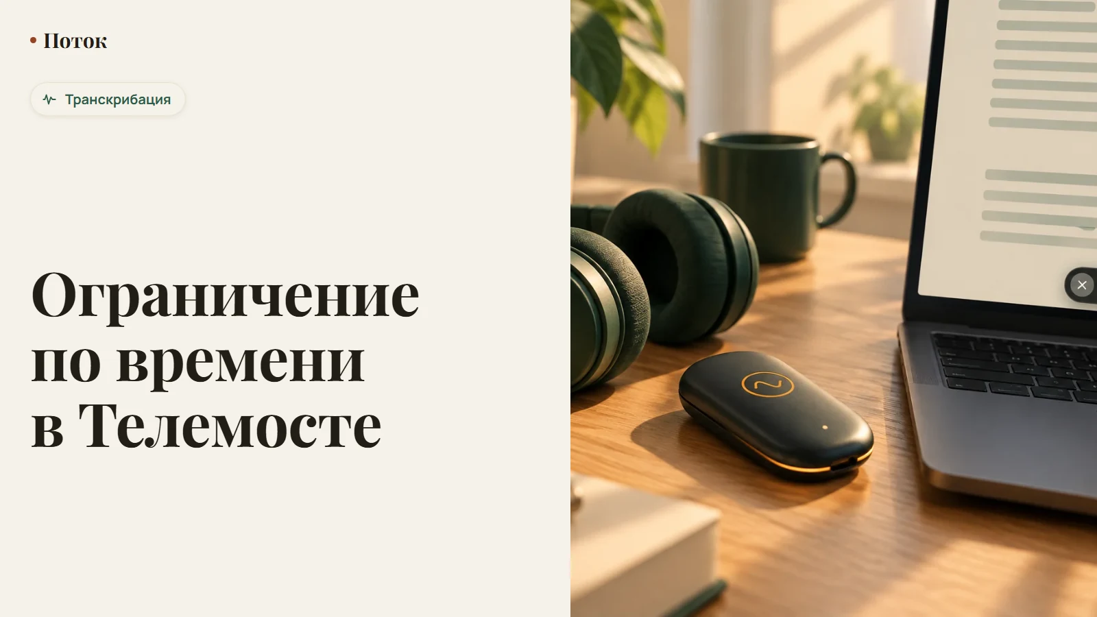 Ограничение по времени в Телемосте