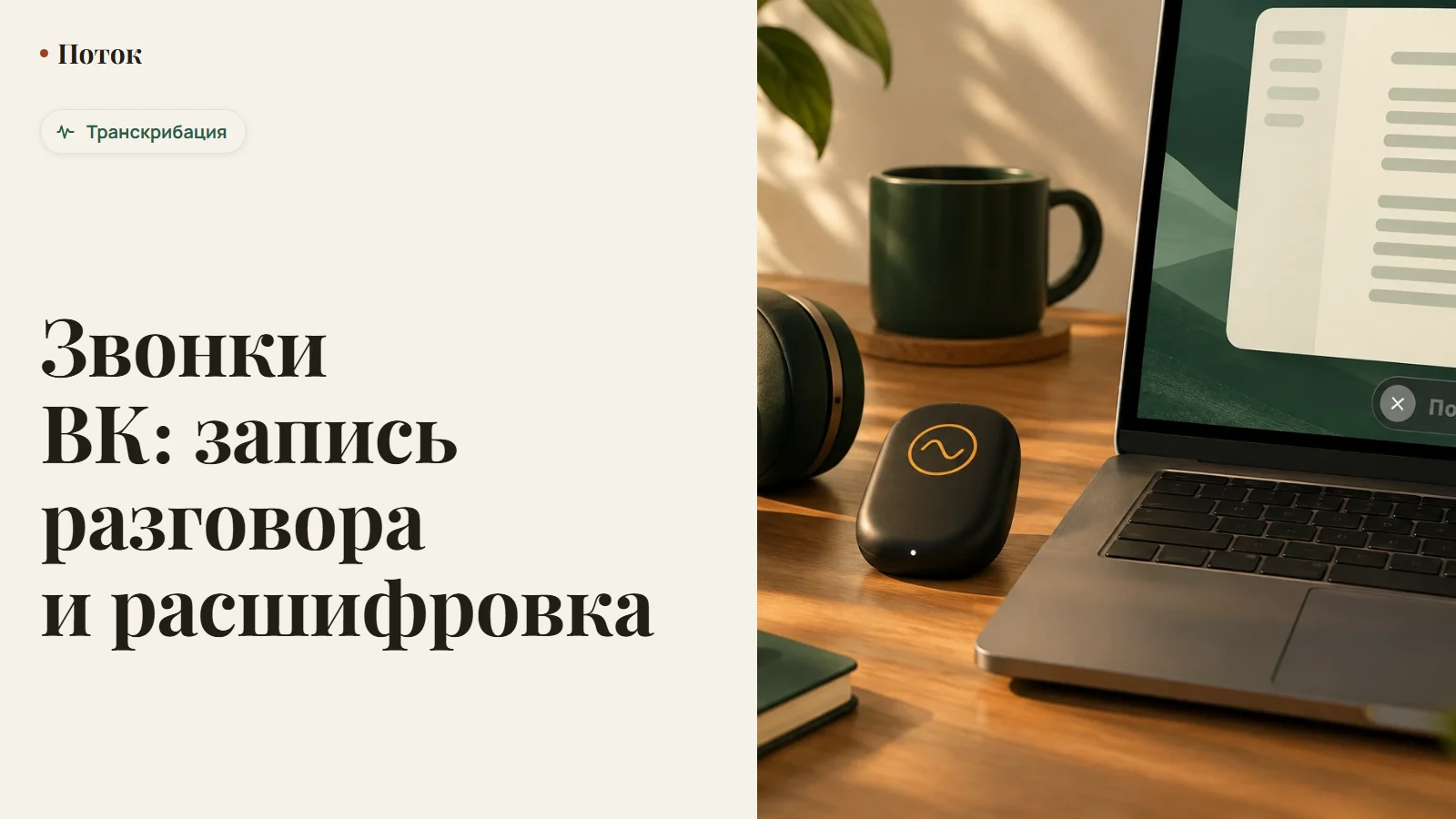 Звонки ВК: запись разговора и расшифровка