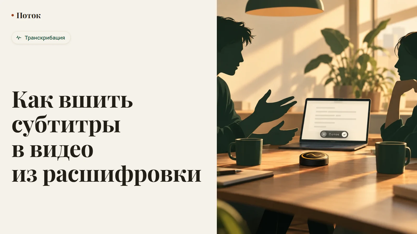 Как вшить субтитры в видео из расшифровки
