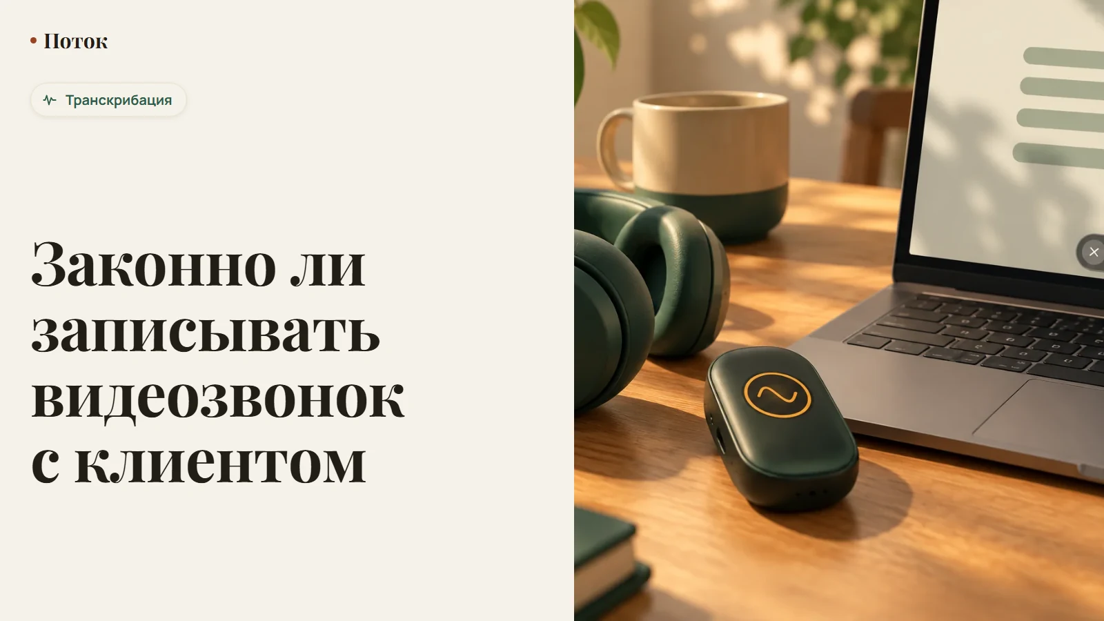 Законно ли записывать видеозвонок с клиентом