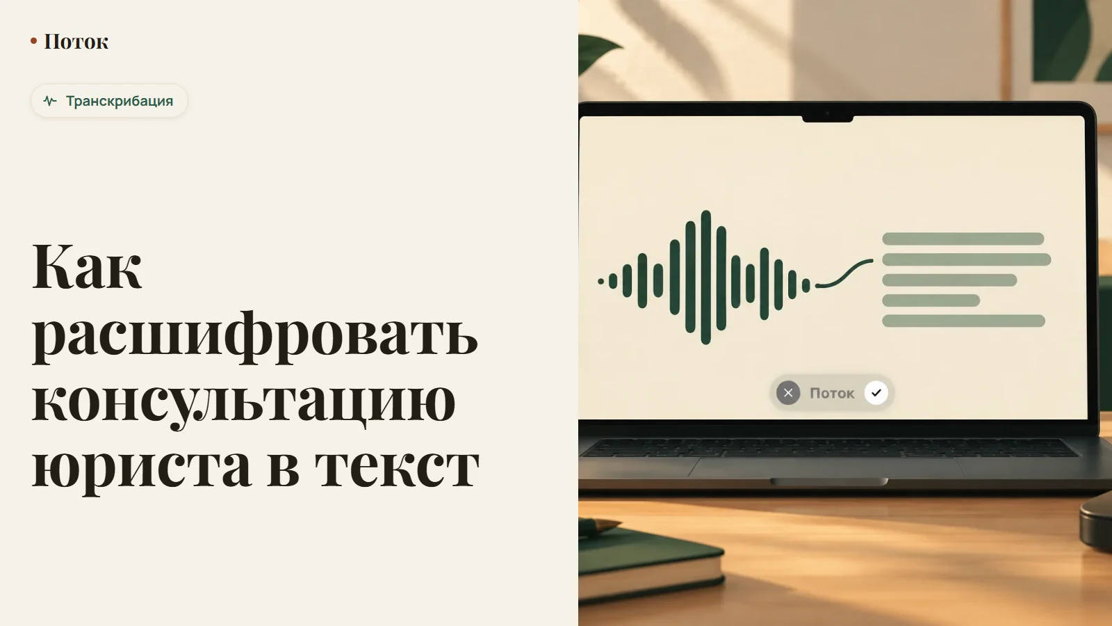 Как расшифровать консультацию юриста в текст