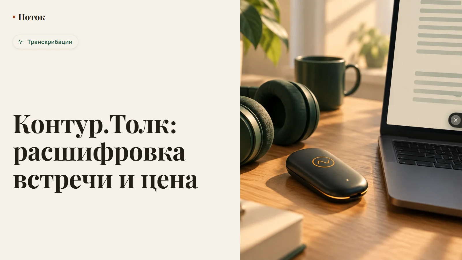 Контур.Толк: расшифровка встречи и цена