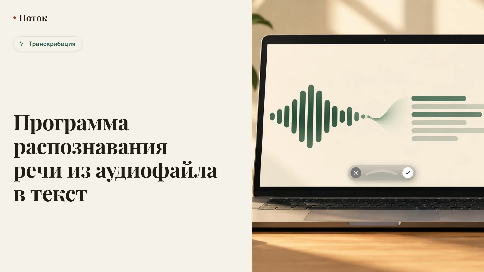 Программа распознавания речи из аудиофайла в текст