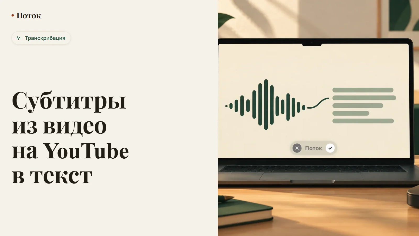 Субтитры из видео на YouTube в текст