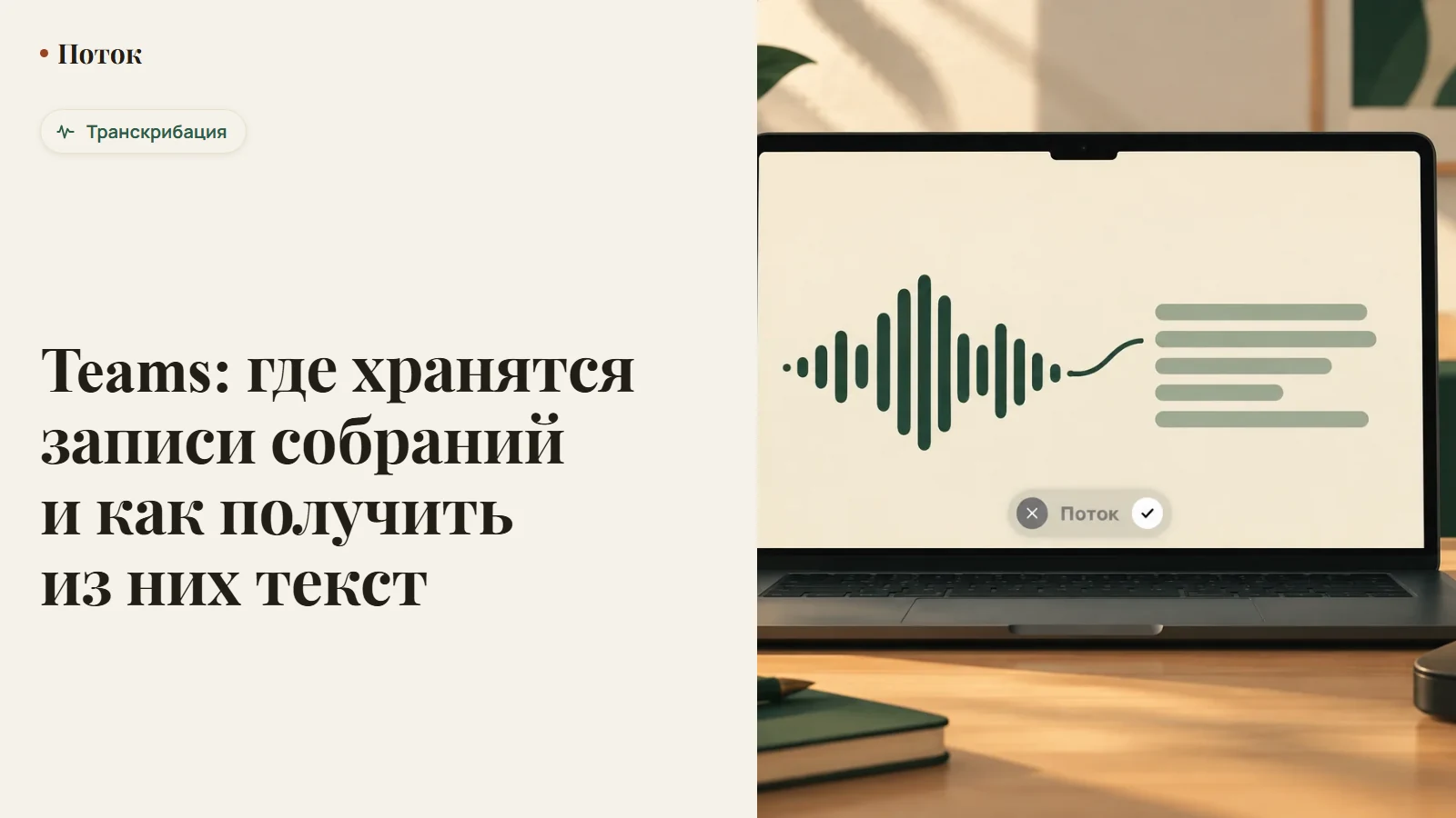 Teams: где хранятся записи собраний и как получить из них текст