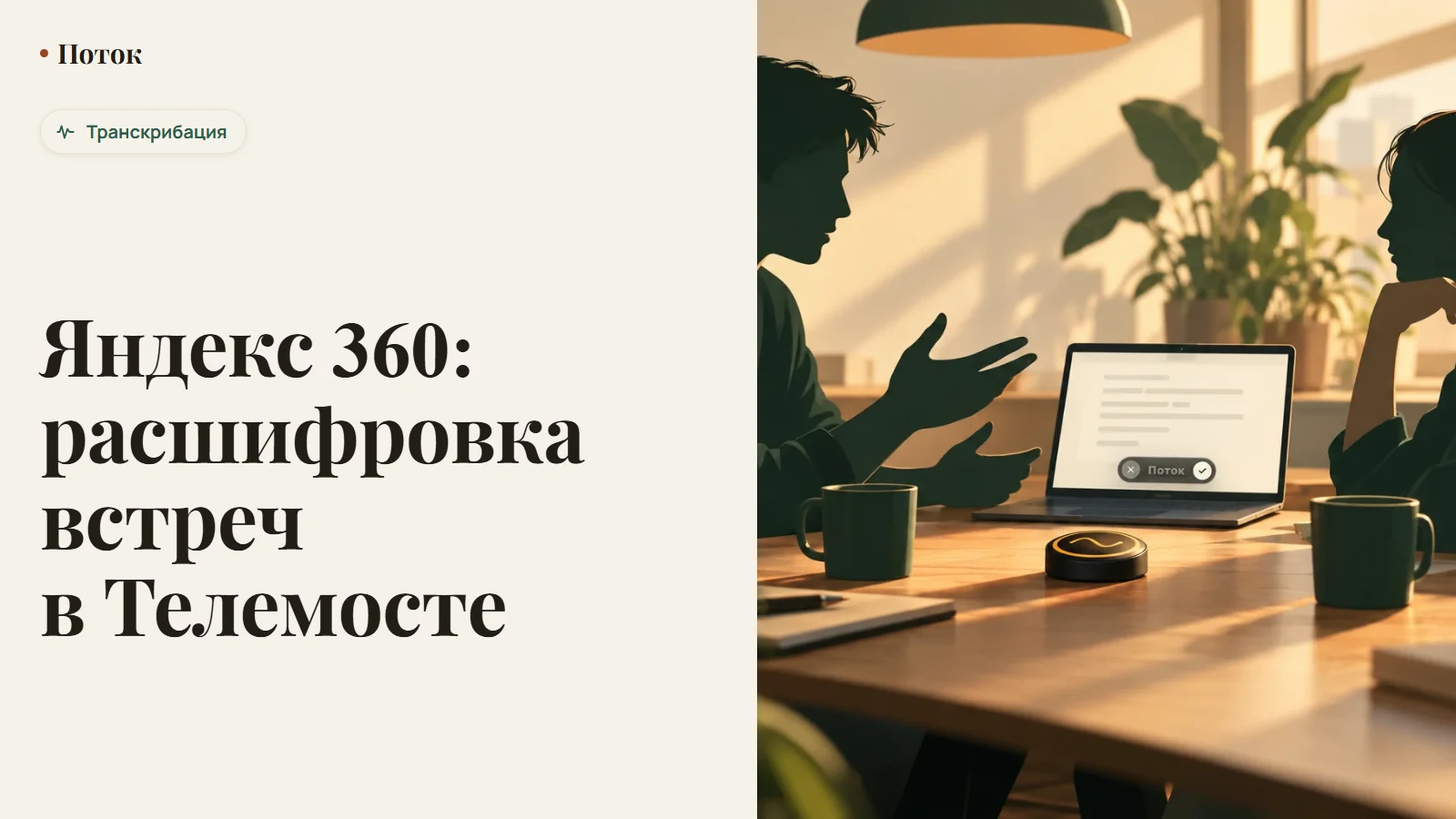 Яндекс 360: расшифровка встреч в Телемосте