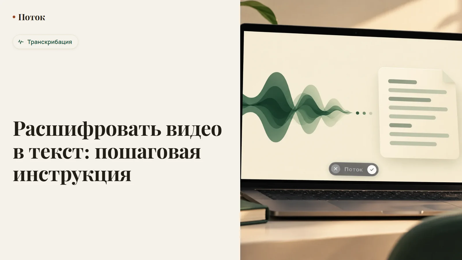 Расшифровать видео в текст: пошаговая инструкция