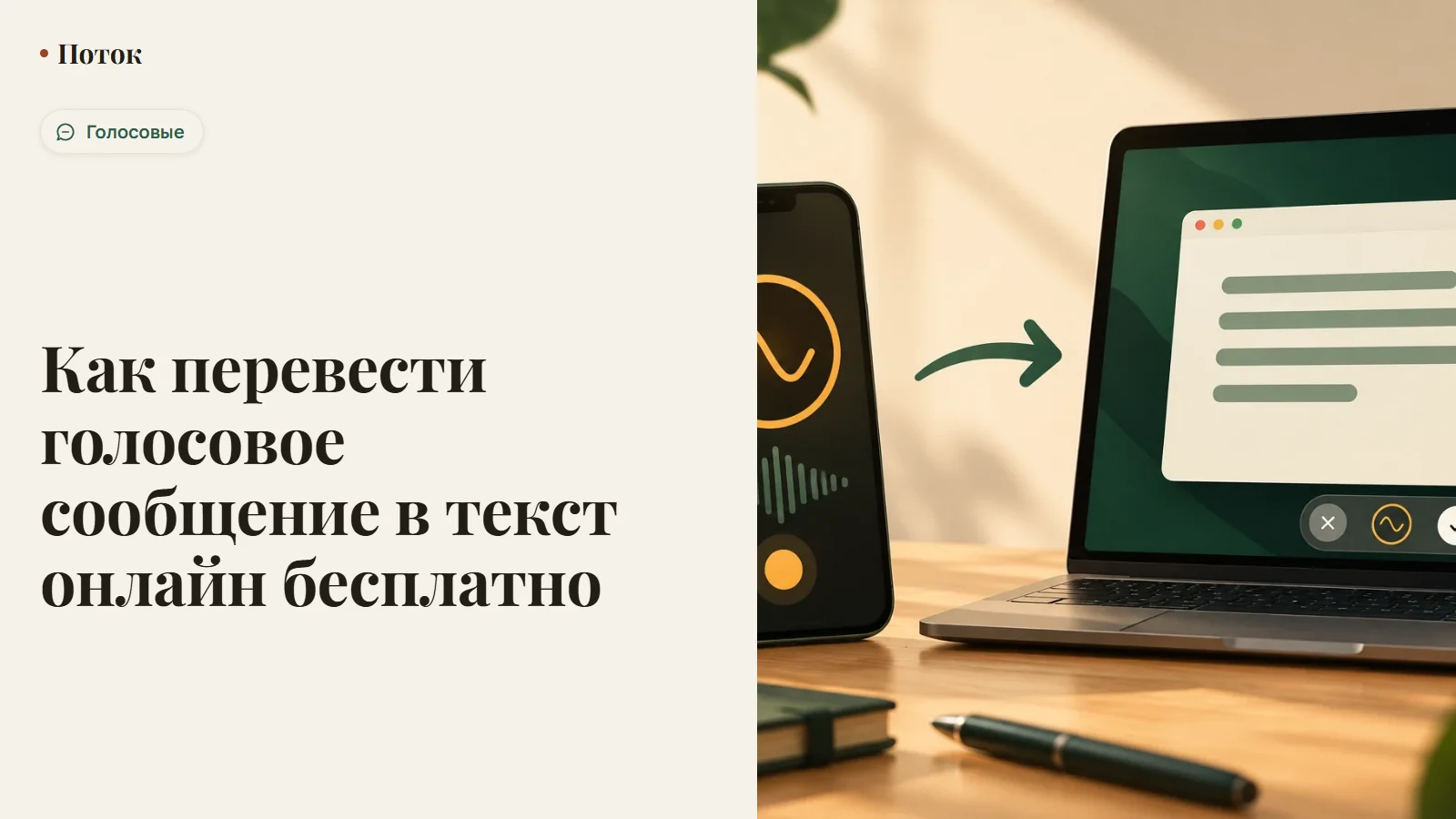 Как перевести голосовое сообщение в текст онлайн бесплатно